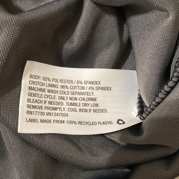 Women's Plus Size Velvet Long Sleeve Body Suit - Ava & Viv™ - Gray Size 2X - Picture 6 of 6